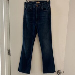 MOTHER the hustle ankle fray jeans